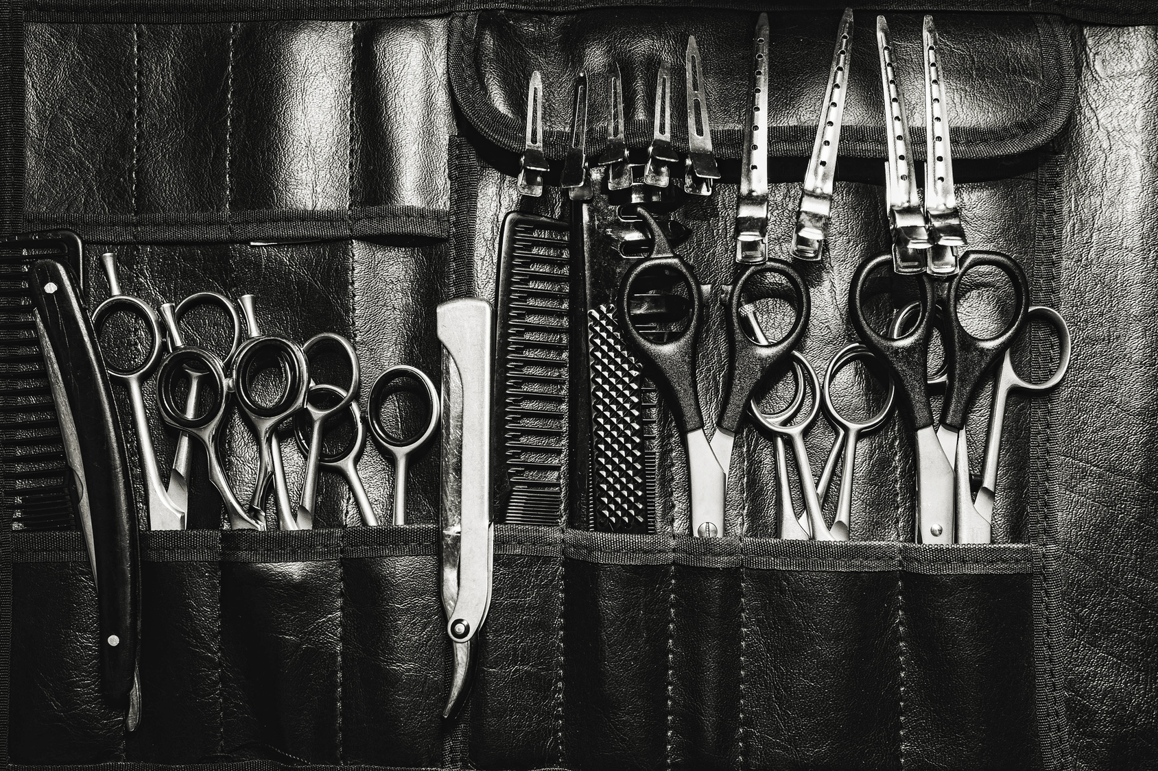 A set of cutting tools for cutting barber beard salon
